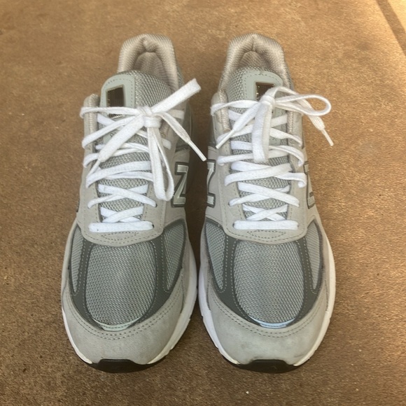 New Balance Men's Gray Running Shoes 990v5 - Picture 3 of 6